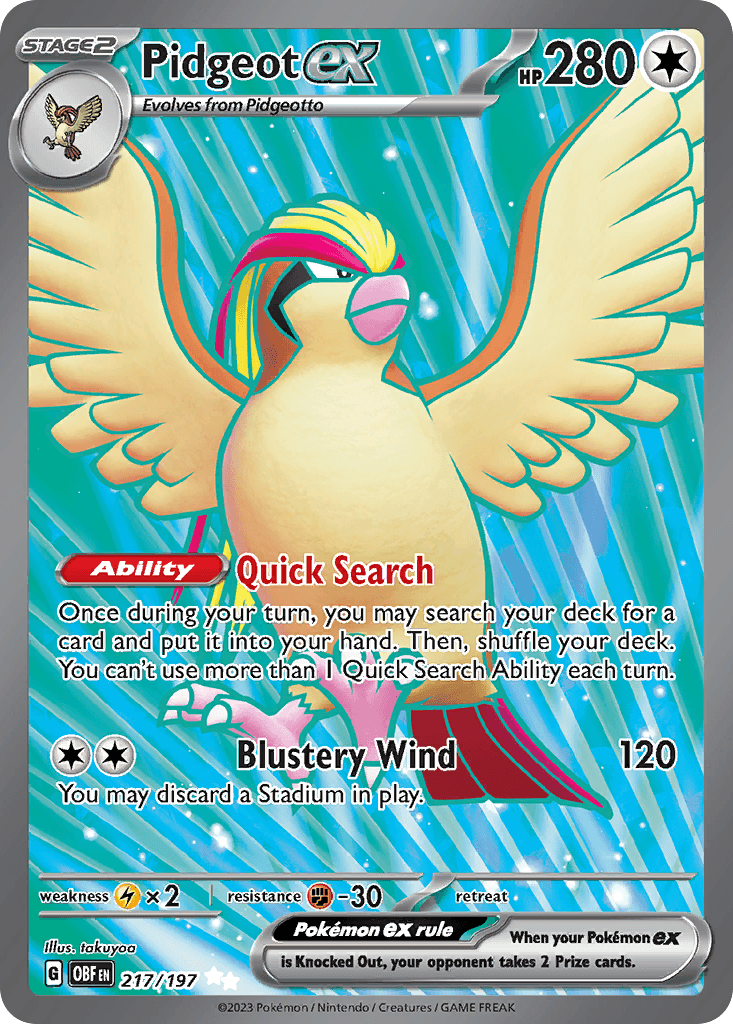 Pidgeot ex 217