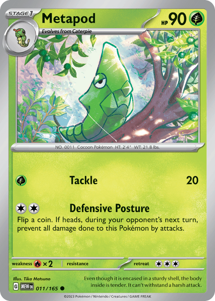 Metapod 011/165