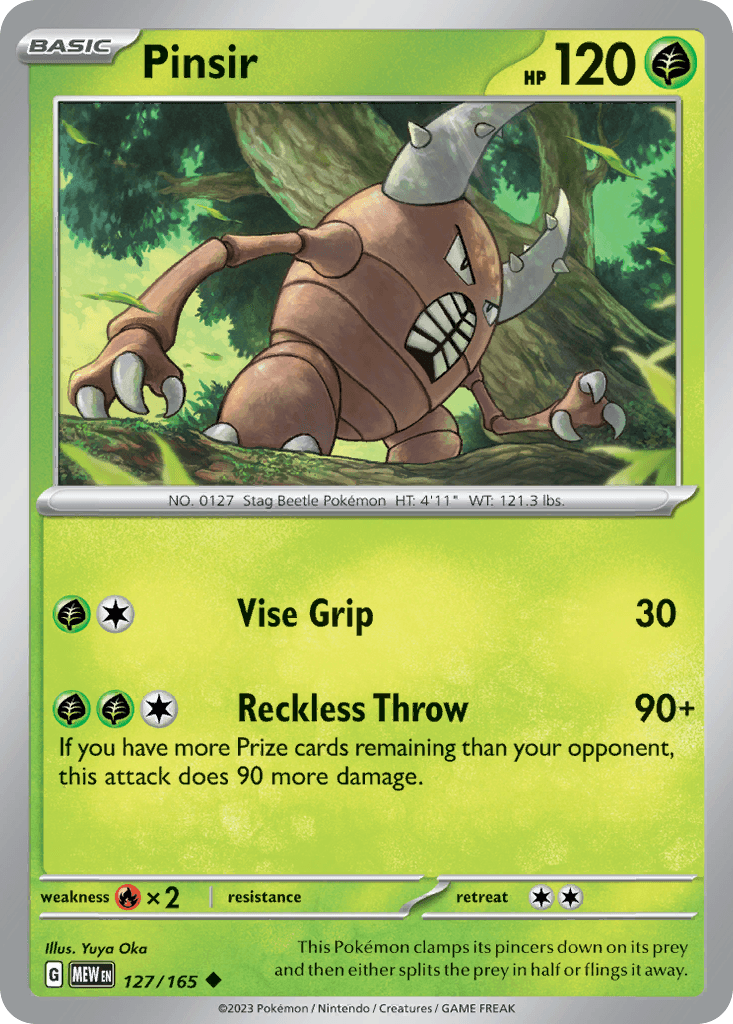 Pinsir 127/165