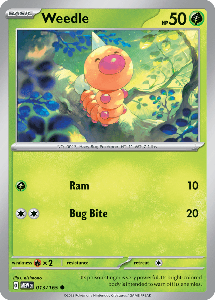 Weedle 013/165