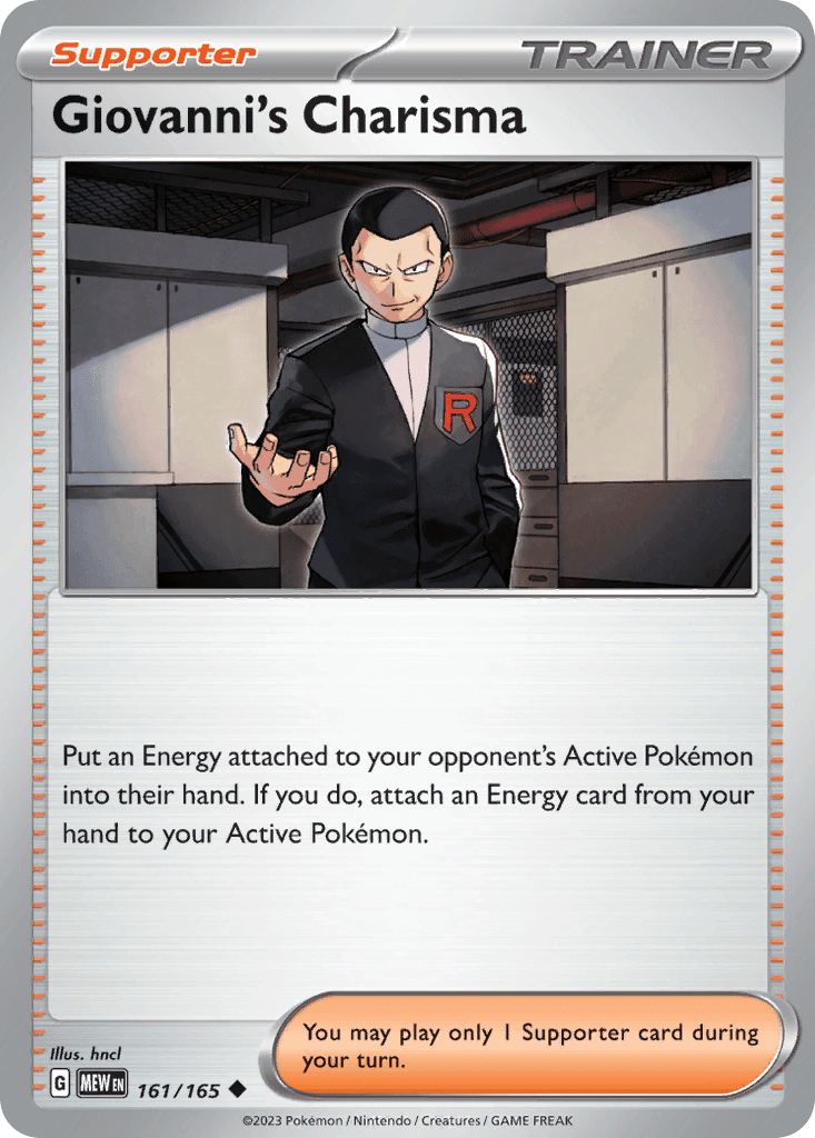 Giovanni's Charisma 161/165