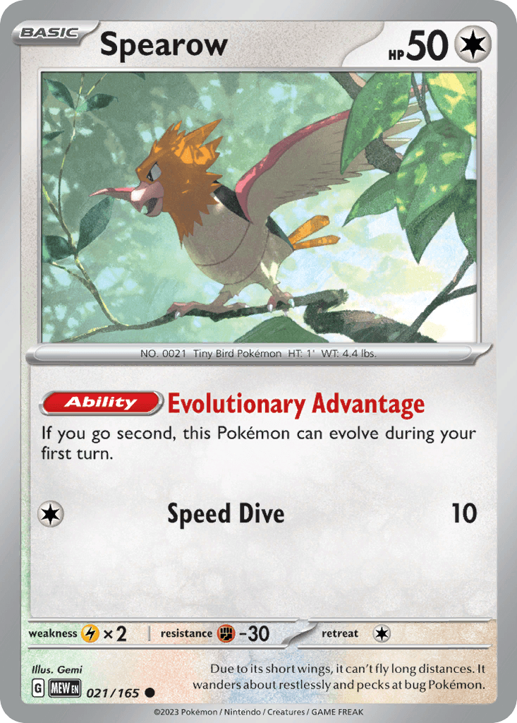 Spearow 021/165