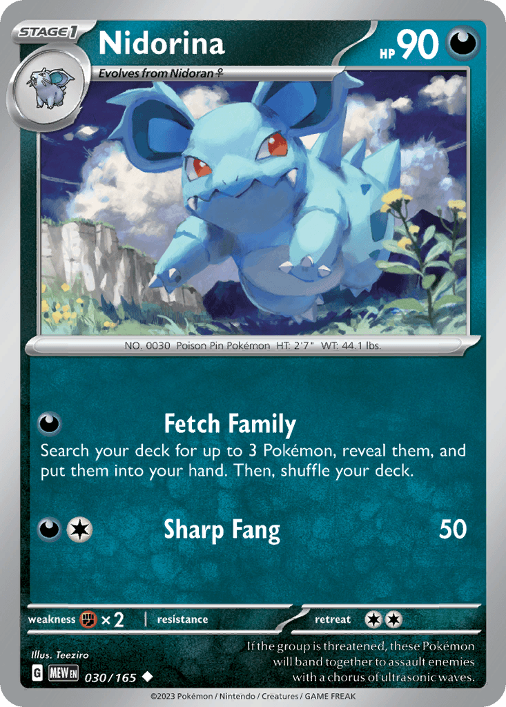 Nidorina 030/165