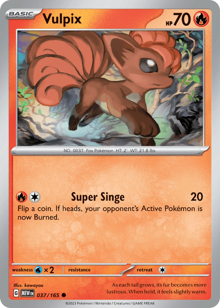 Vulpix 037/165