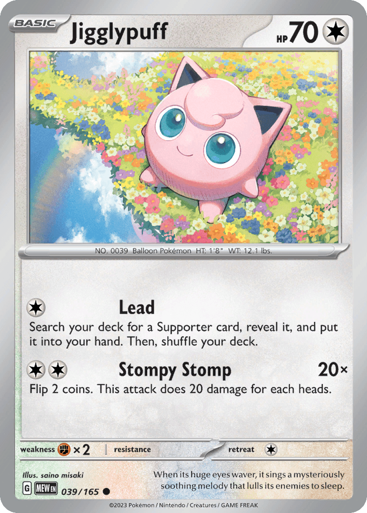 Jigglypuff 039/165