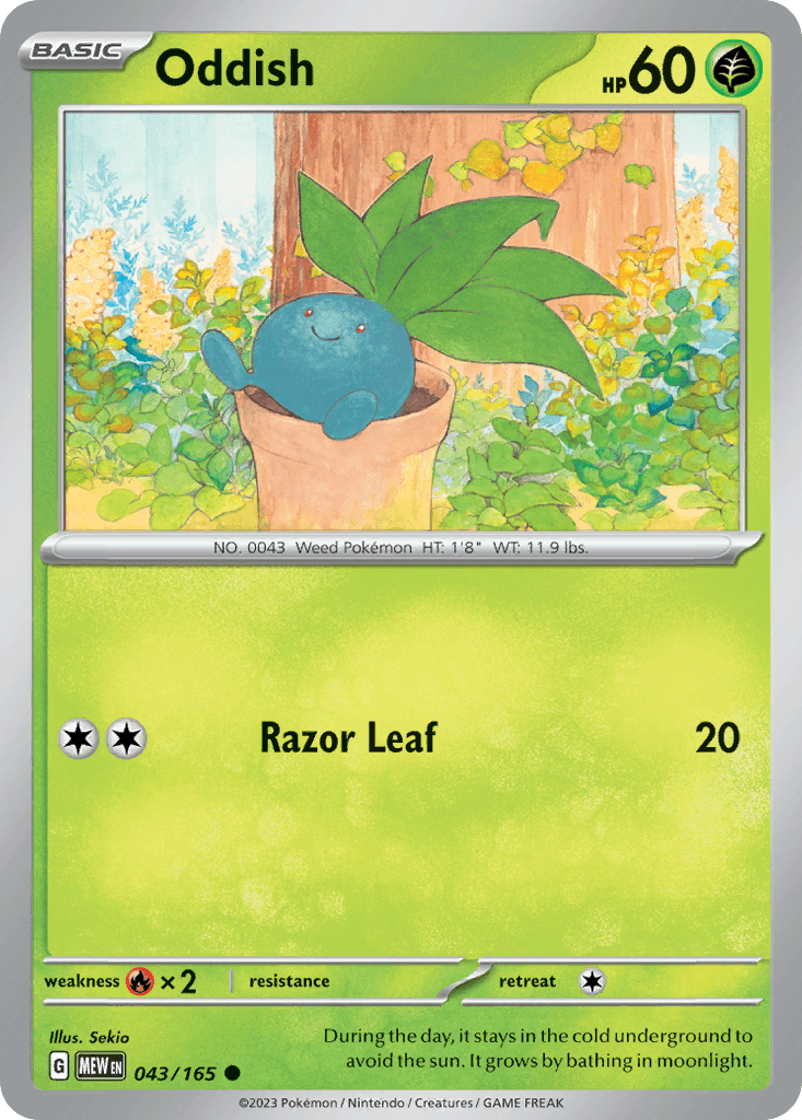 Oddish 043/165