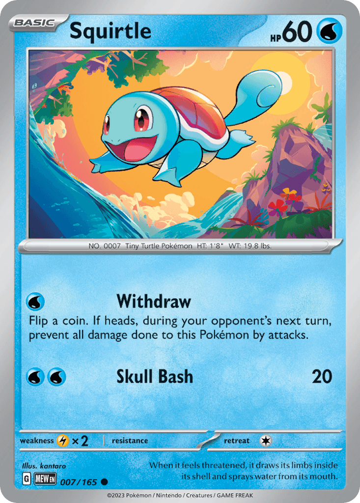 Squirtle 007/165