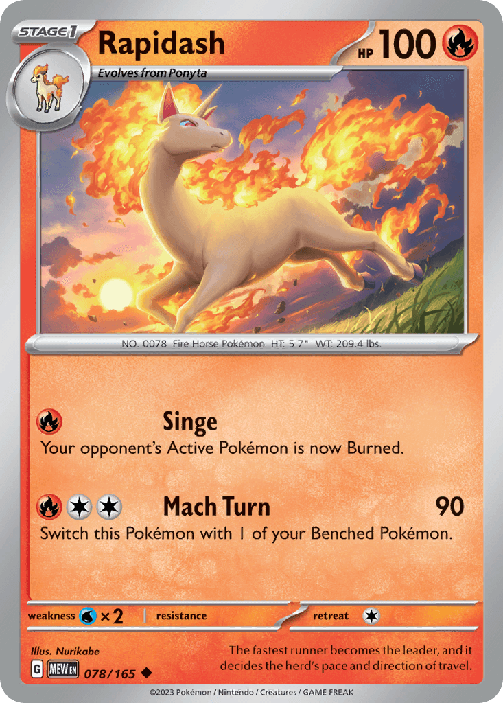 Rapidash 078/165