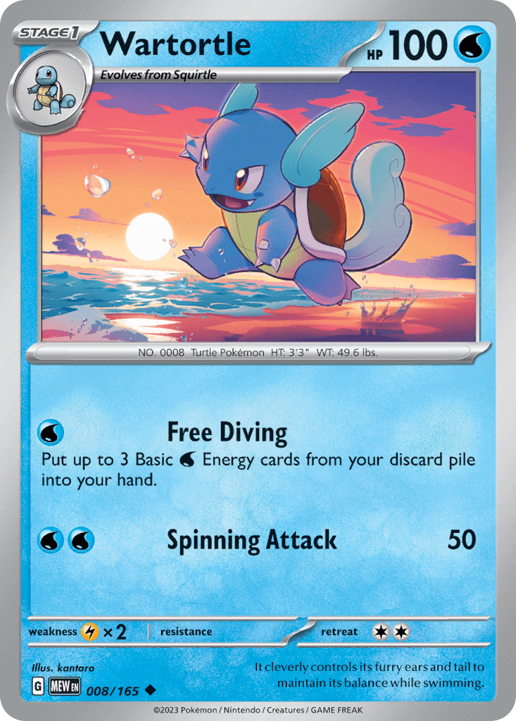 Wartortle 008/165