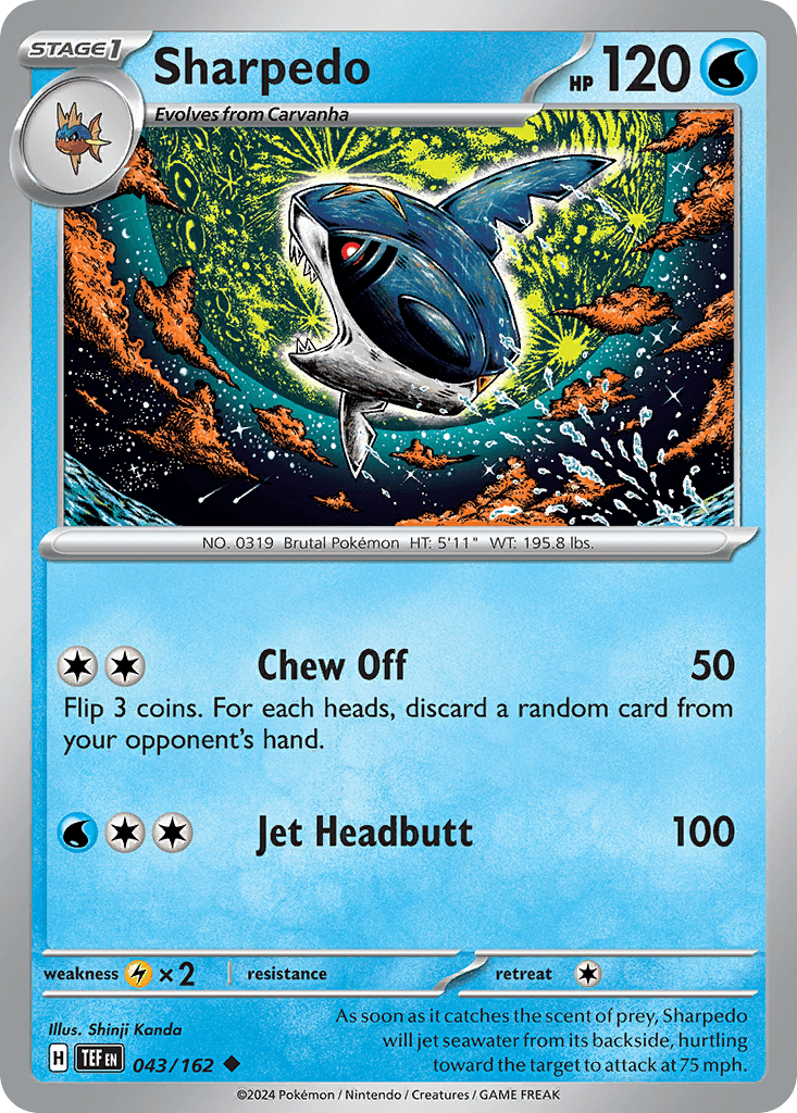 Sharpedo 043/162
