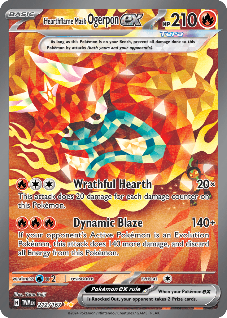 Hearthflame Mask Ogerpon ex 212
