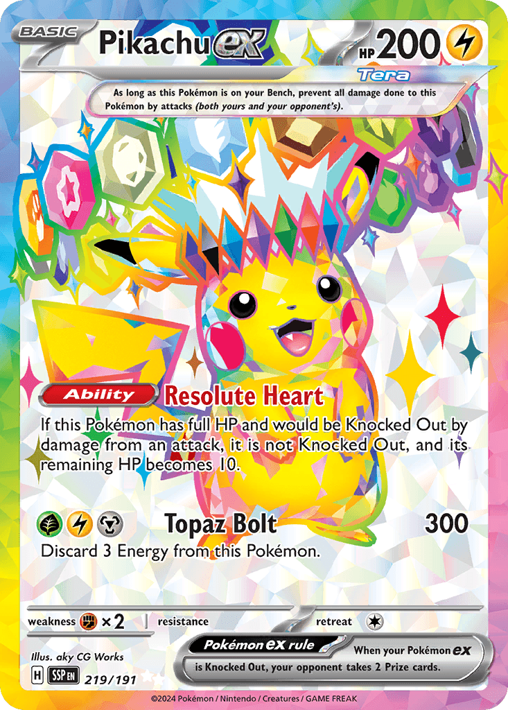 Pikachu ex 219