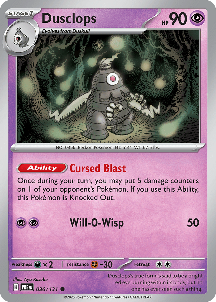 Dusclops 036/131