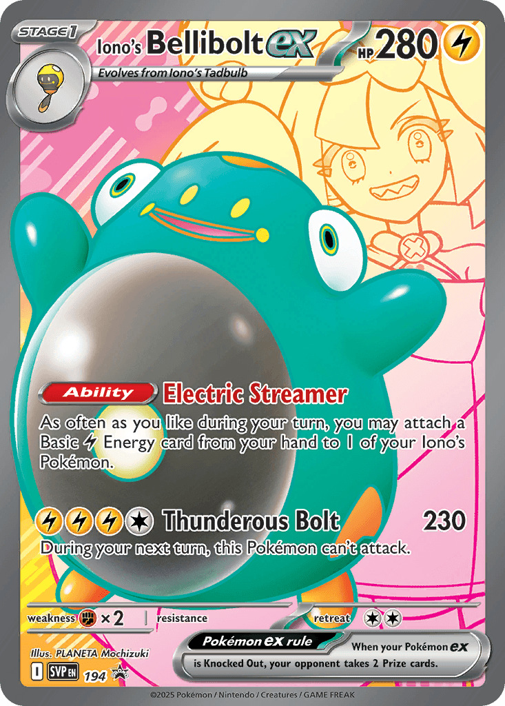 Iono's Bellibolt ex 194