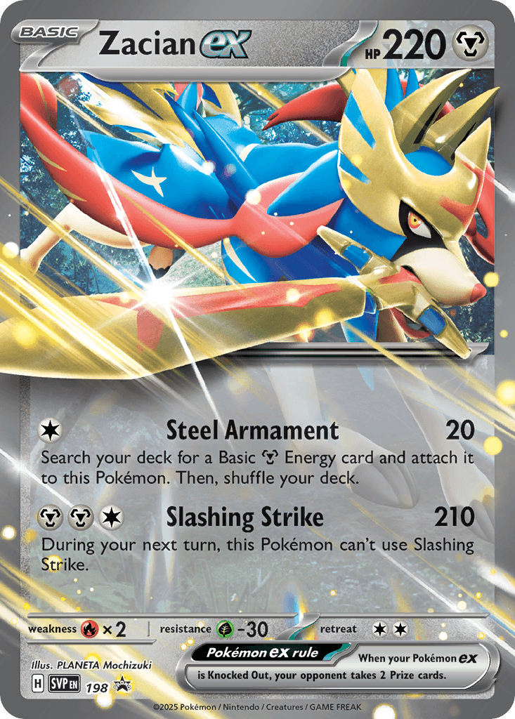 Zacian ex 198
