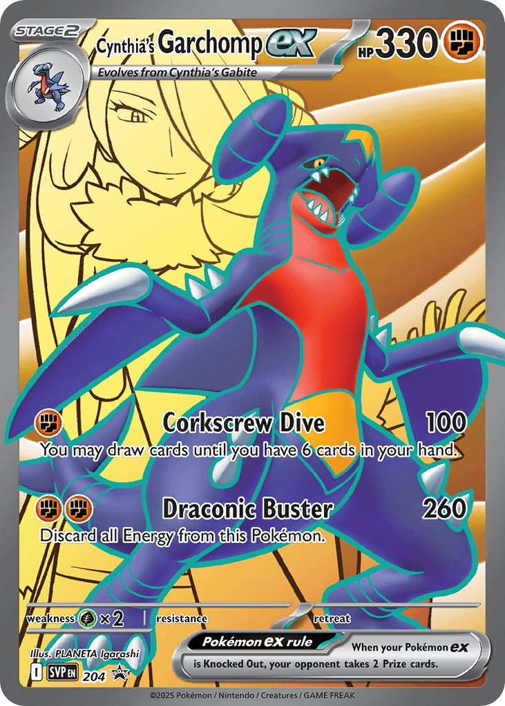 Cynthia’s Garchomp ex 204