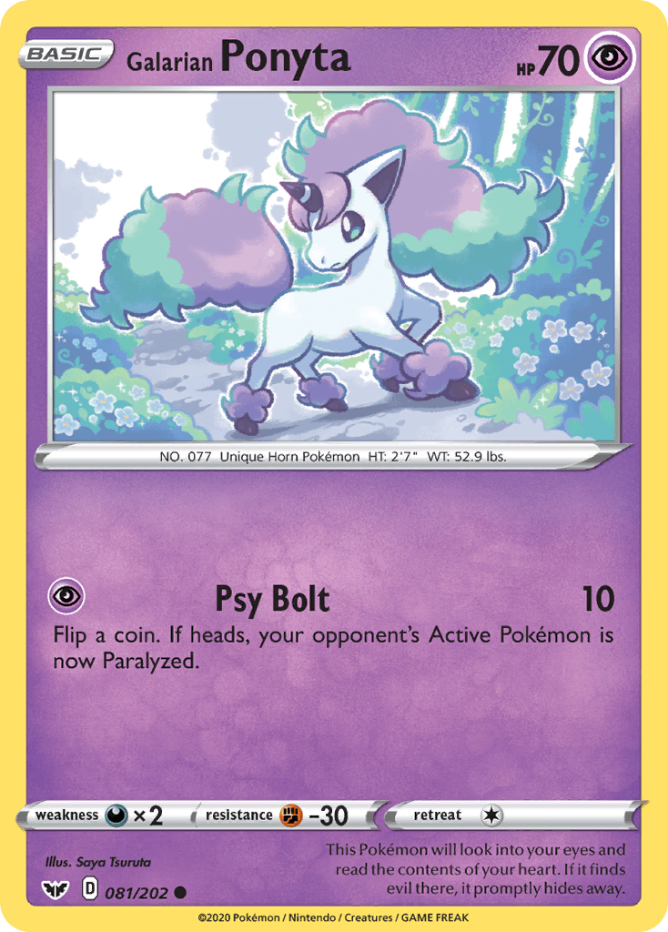 Galarian Ponyta 081/202