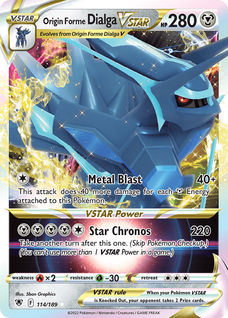 Origin Forme Dialga VSTAR 114