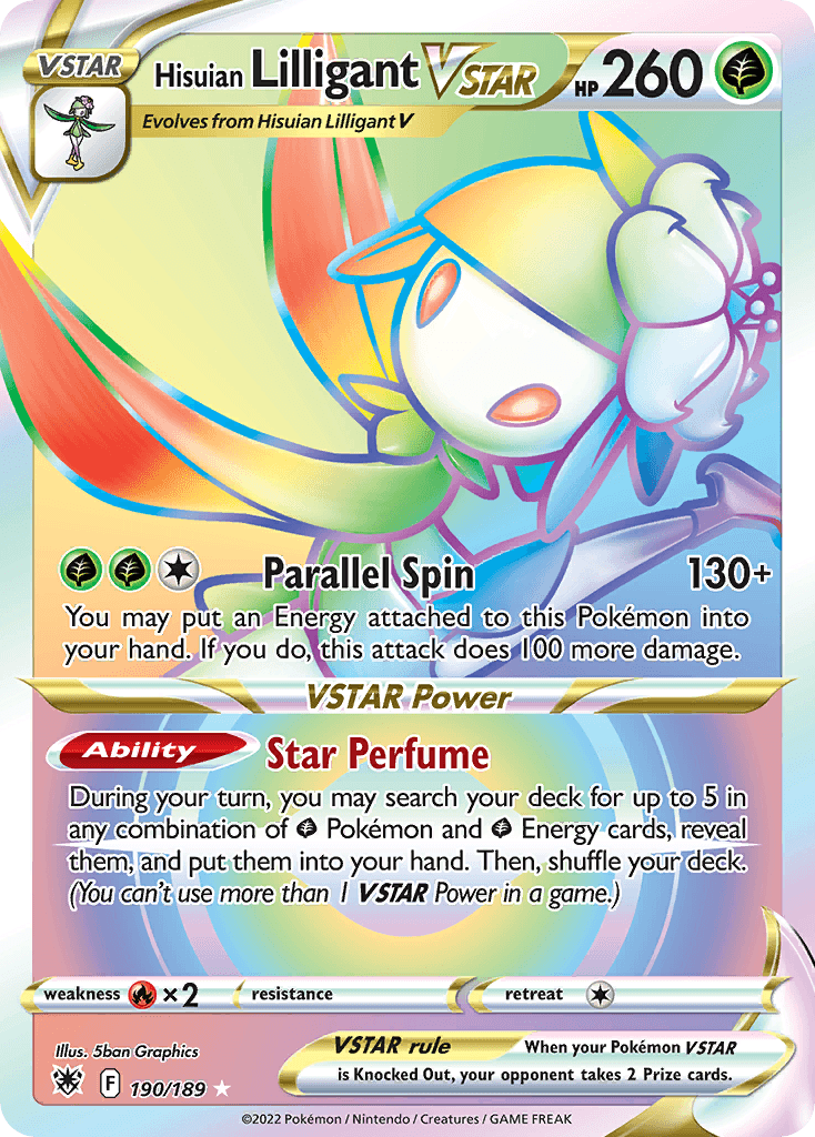 Hisuian Lilligant VSTAR 190