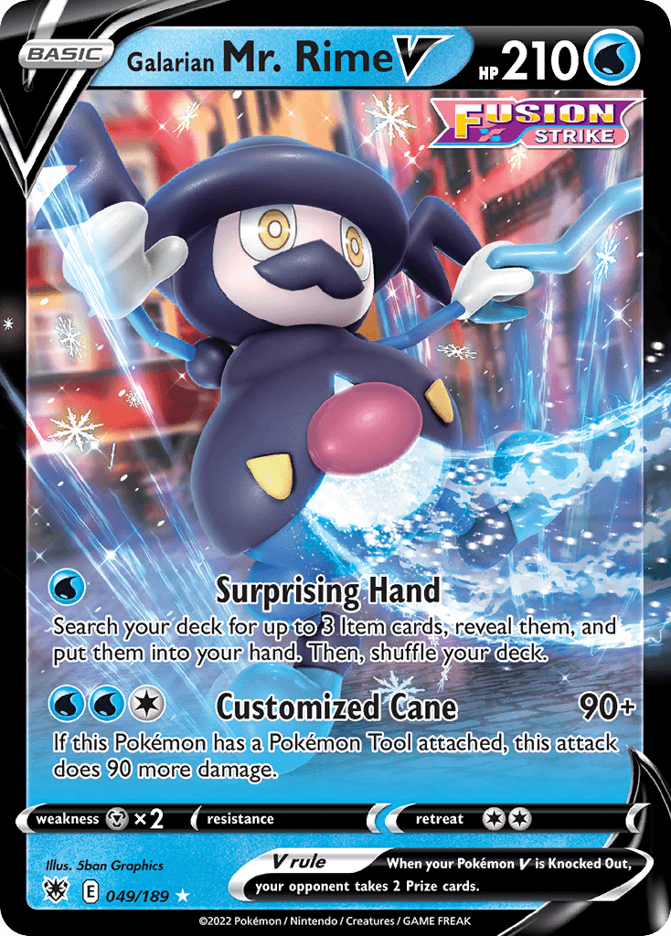 Galarian Mr. Rime V 049/189