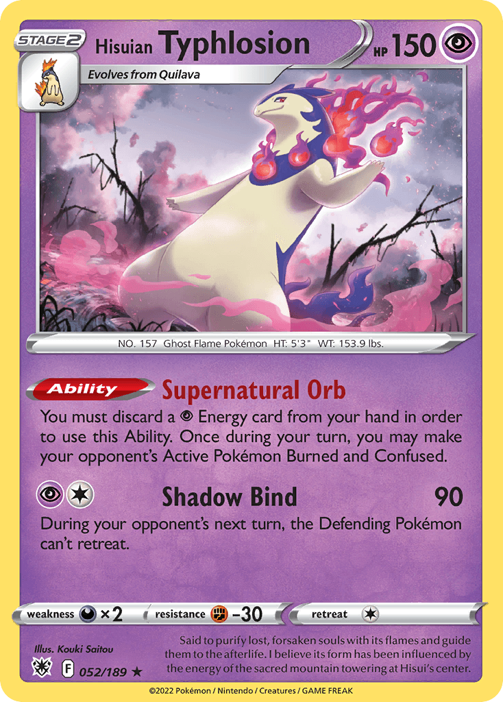 Hisuian Typhlosion 052/189