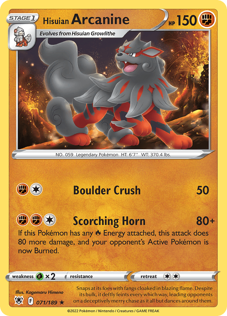 Hisuian Arcanine 071/189