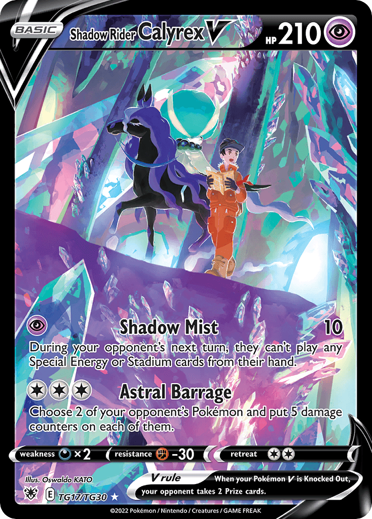 Shadow Rider Calyrex V TG17