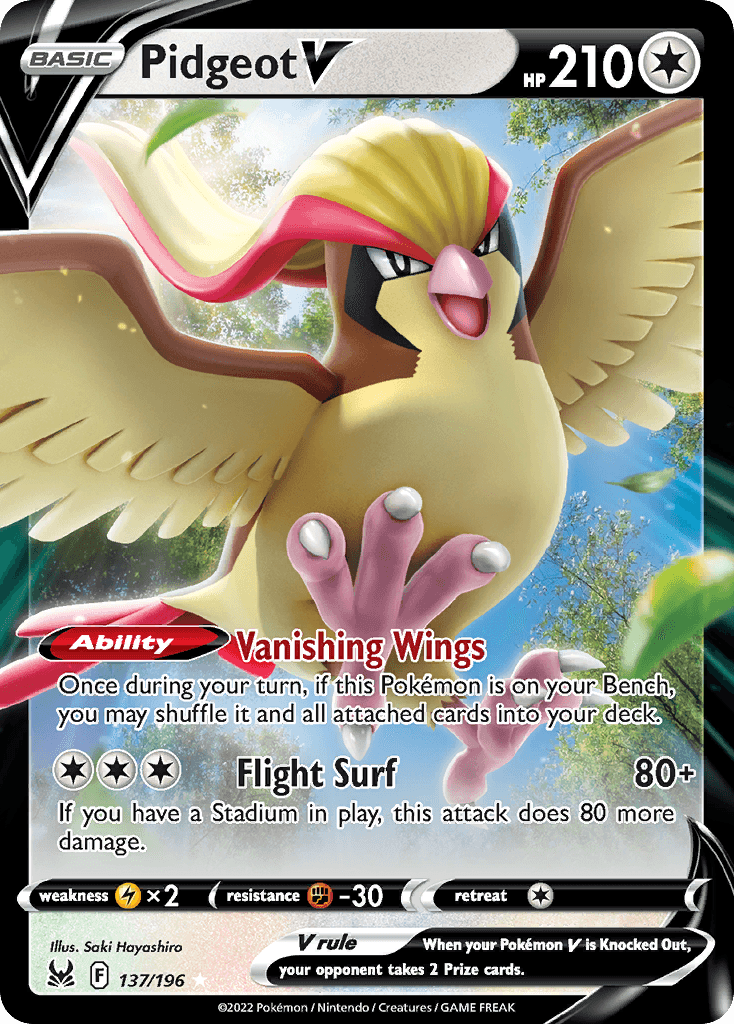 Pidgeot V 137/196