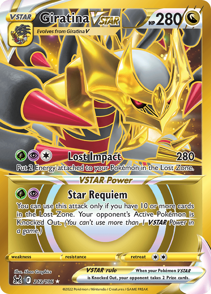 Giratina VSTAR 212