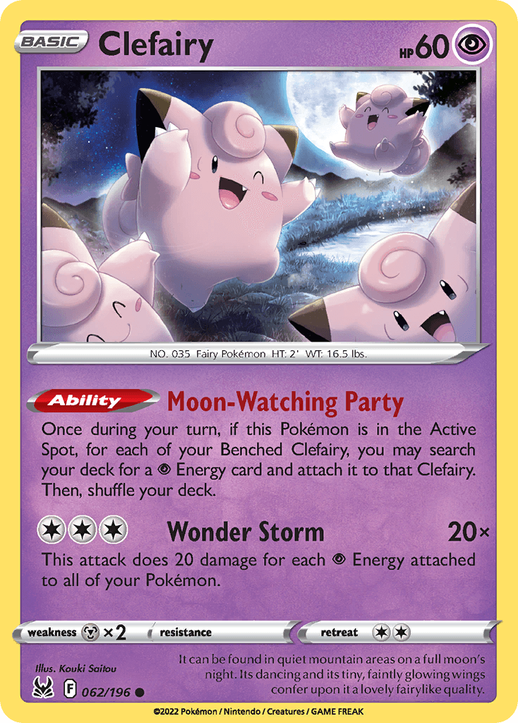 Clefairy 062/196