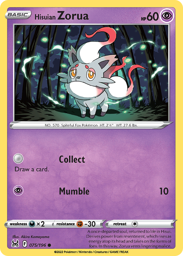Hisuian Zorua 075/196
