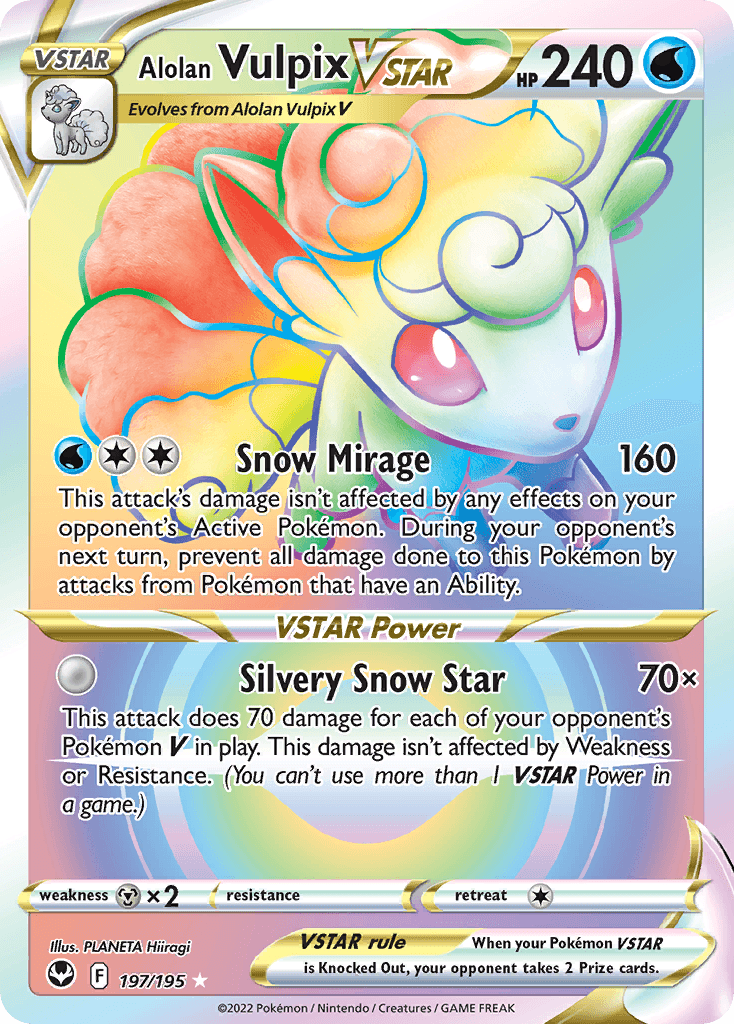 Alolan Vulpix VSTAR 197