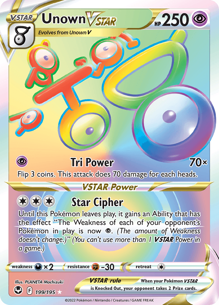 Unown VSTAR 199