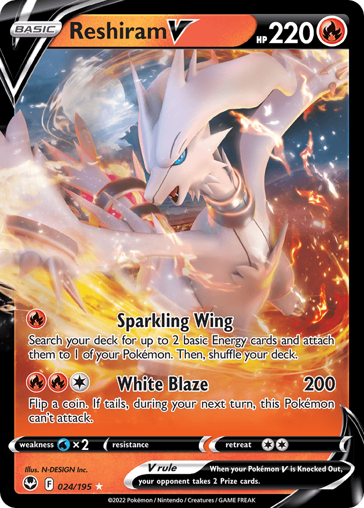Reshiram V 024/195