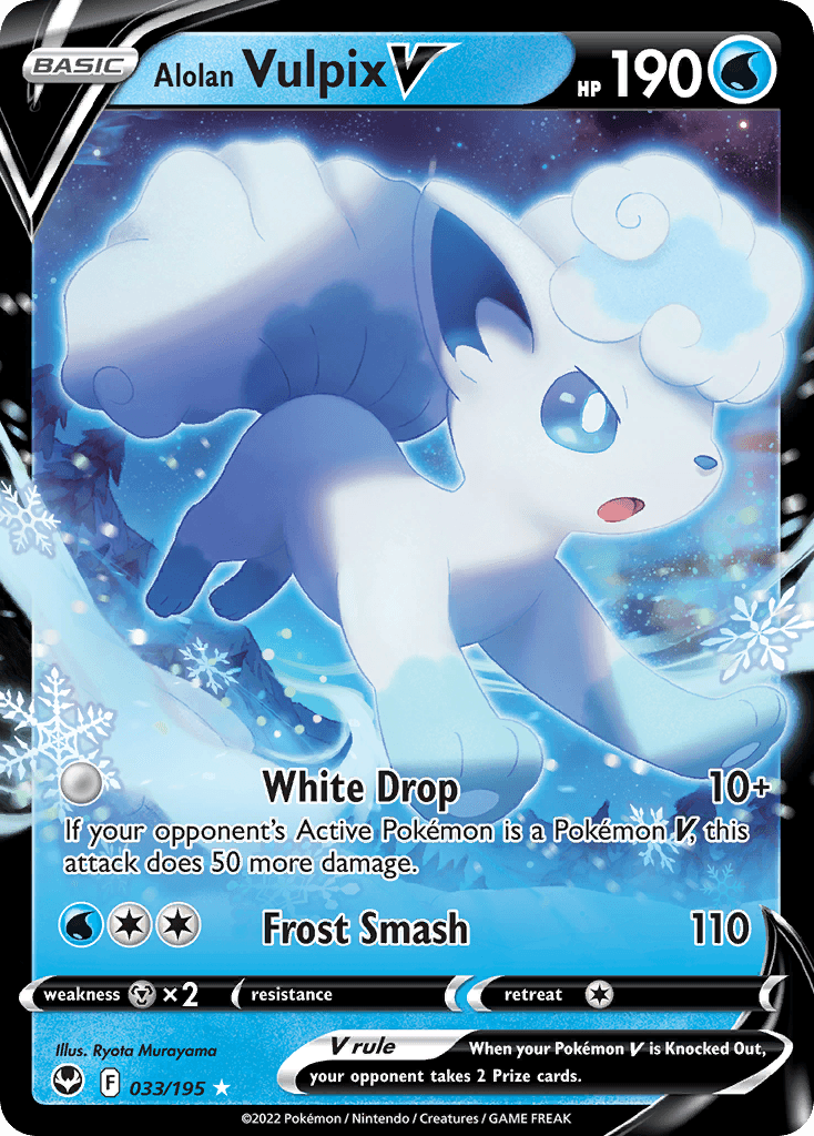 Alolan Vulpix V 33