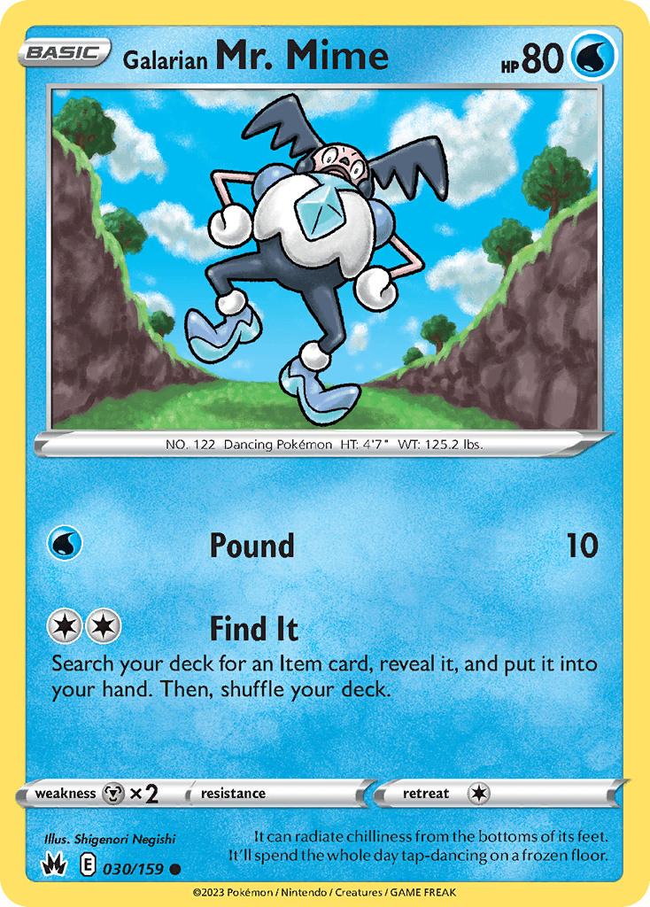Galarian Mr. Mime 030/159