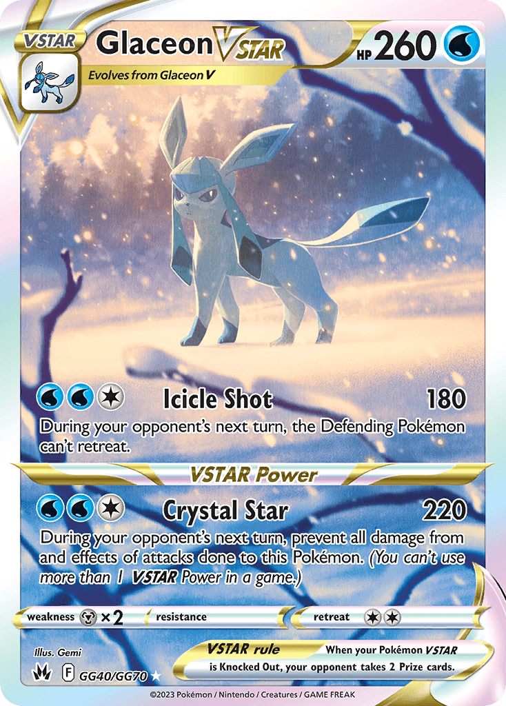 Glaceon VSTAR GG40