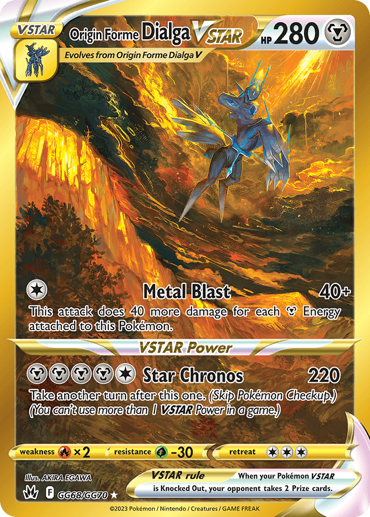 Origin Forme Dialga VSTAR GG68