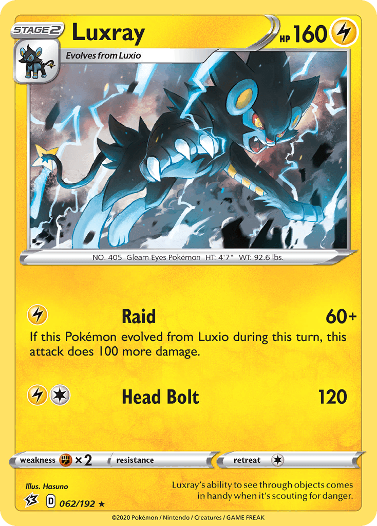 Luxray 062/192