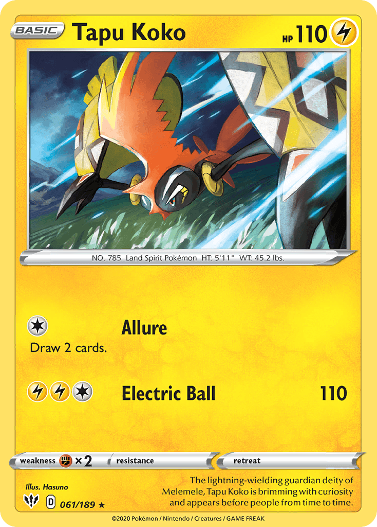 Tapu Koko 061/189