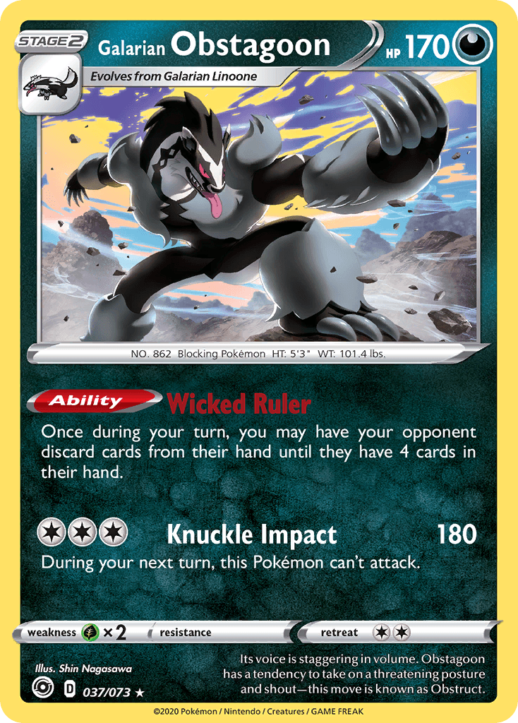 Galarian Obstagoon 037/073