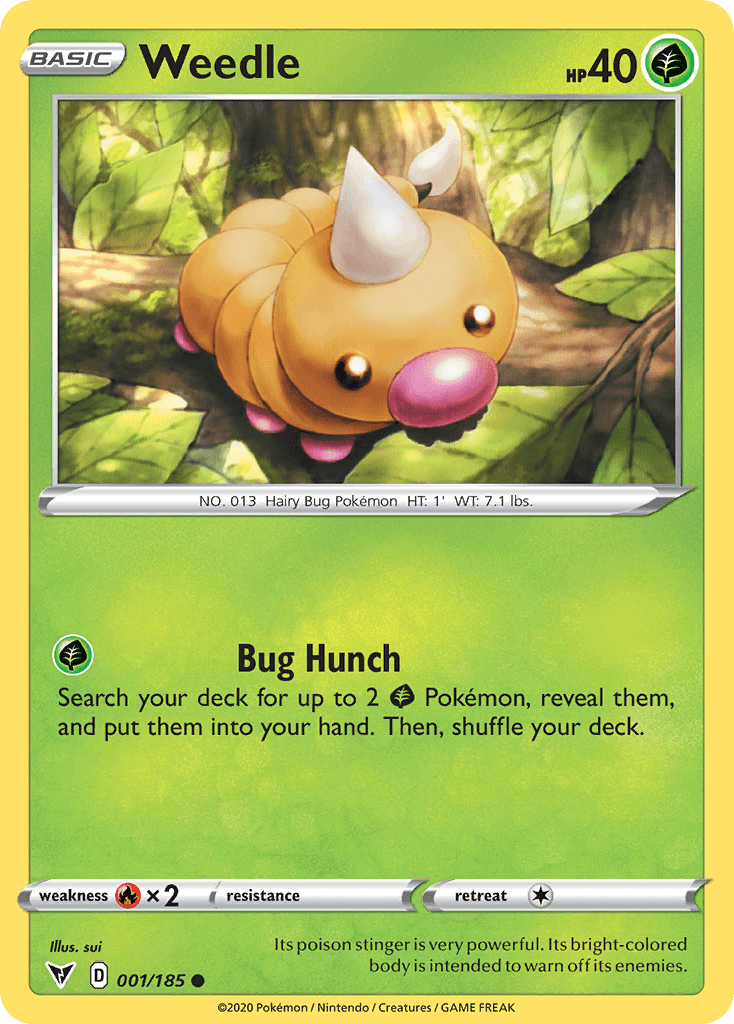 Weedle 001/185