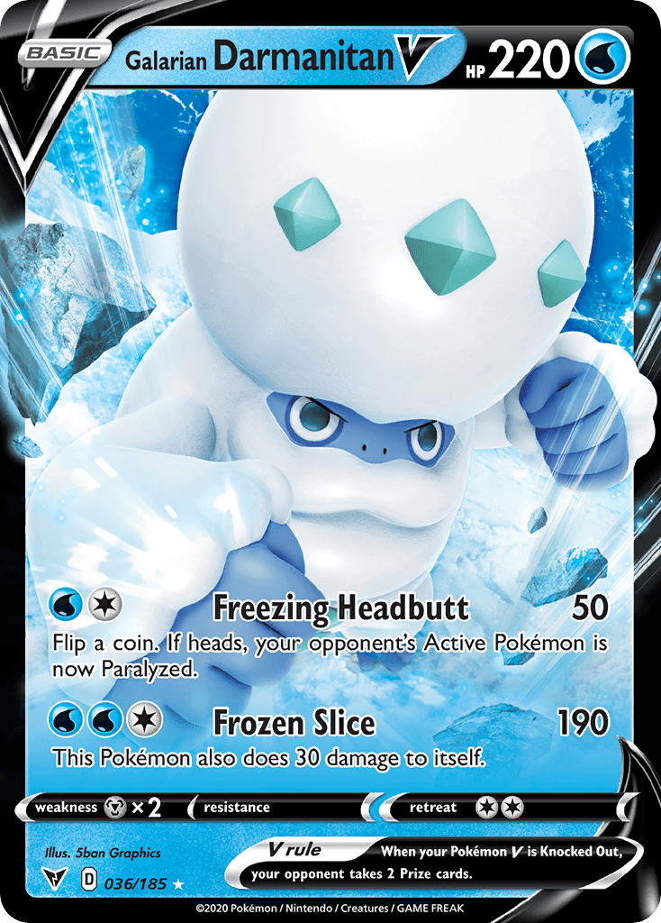 Galarian Darmanitan V 036/185