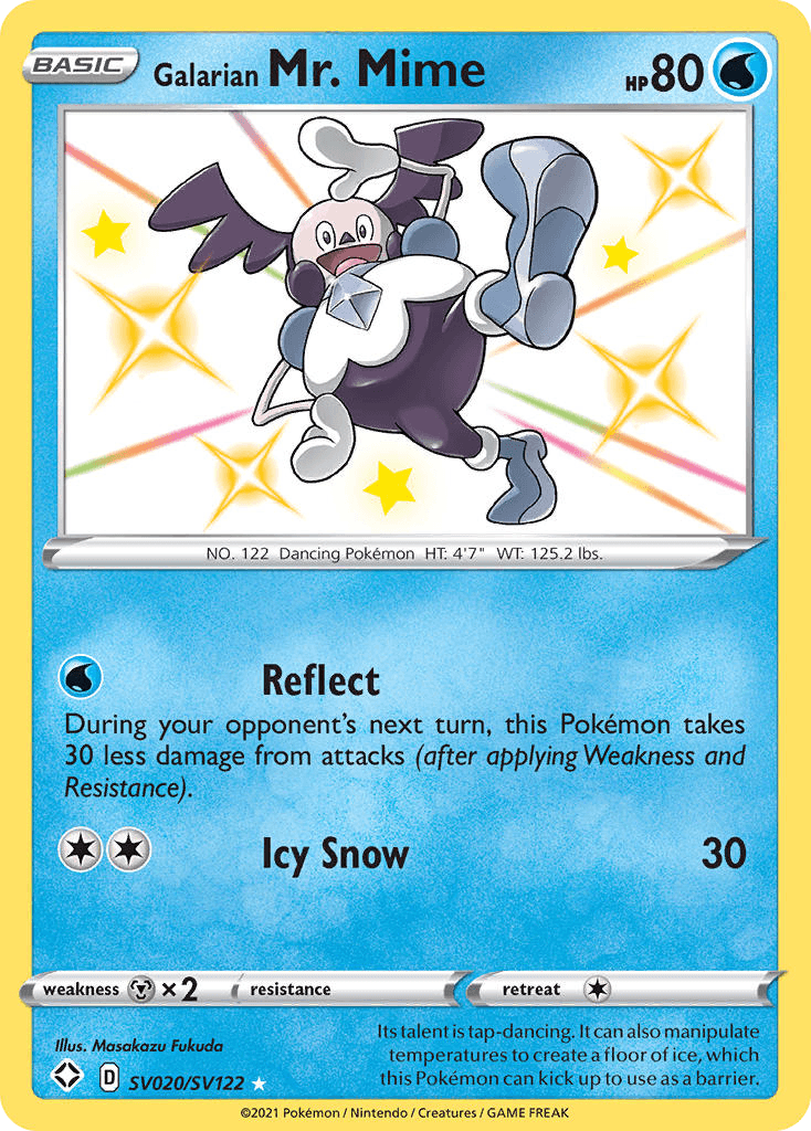 Galarian Mr. Mime SV020/SV122