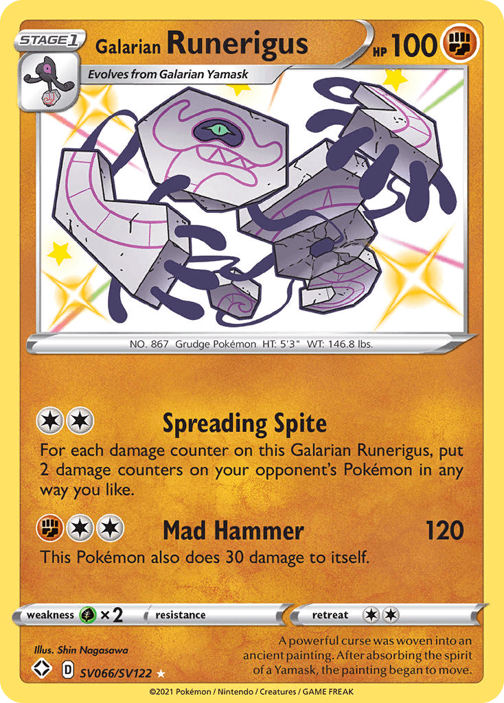 Galarian Runerigus SV066/SV122
