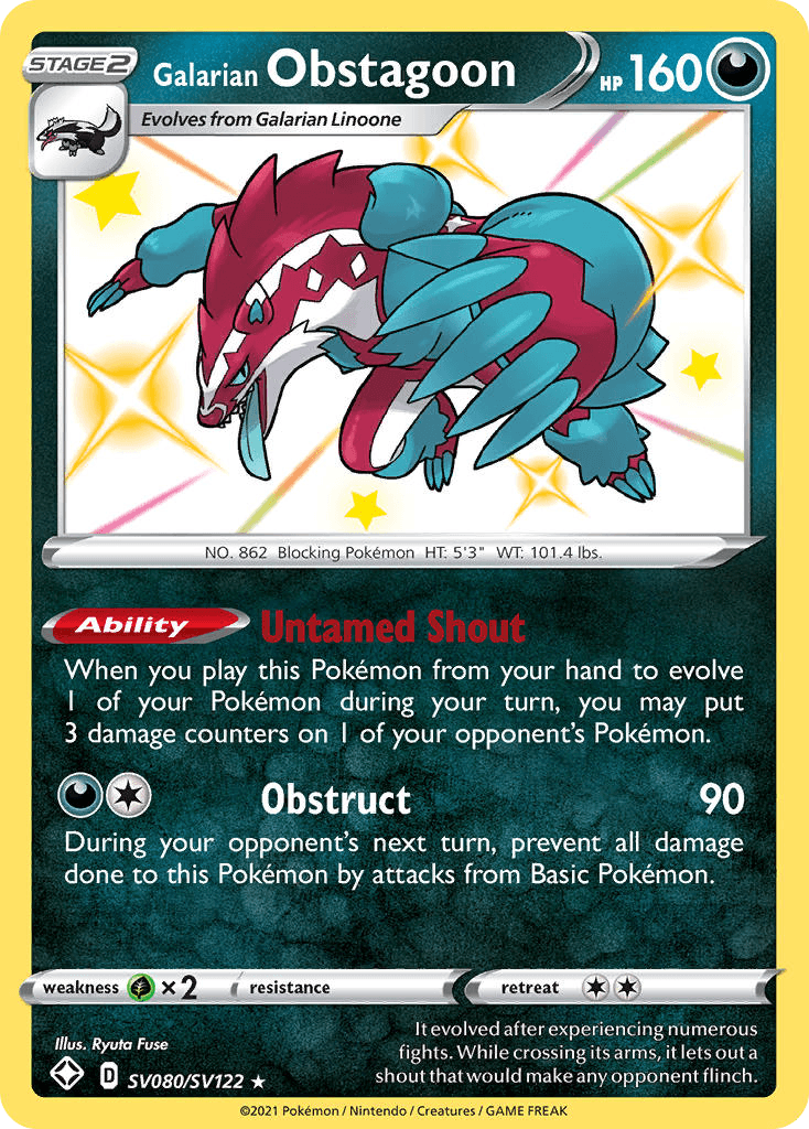 Galarian Obstagoon SV080/SV122