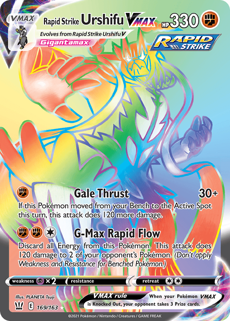 Rapid Strike Urshifu VMAX 169