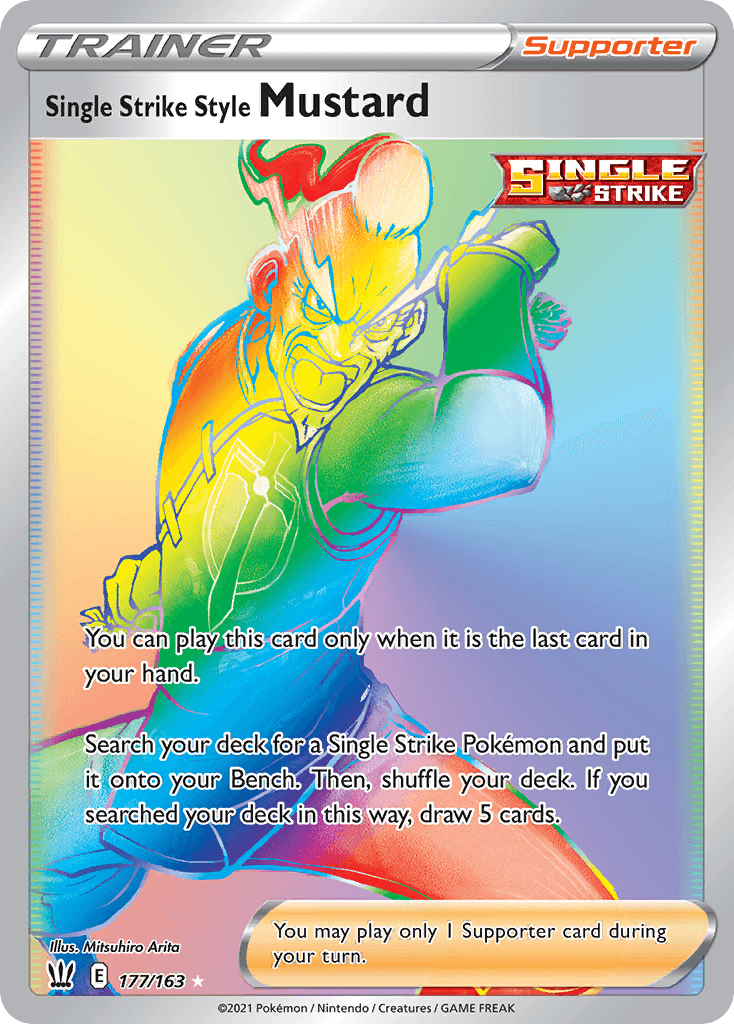 Single Strike Style Mustard 177