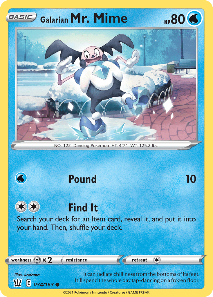 Galarian Mr. Mime 034/163