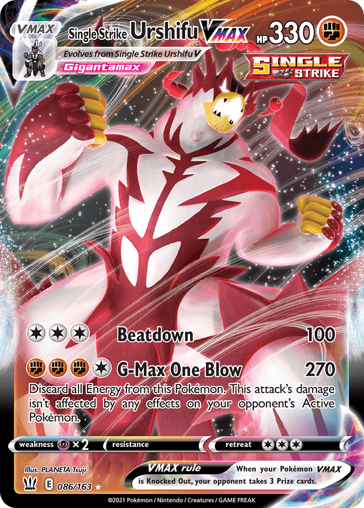 Single Strike Urshifu VMAX 86